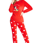 Disney Womens Pyjamas, Fleece Loungewear and Fluffy Minnie Gift Set - Get Trend