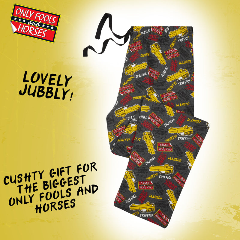 Only Fools and Horses Pyjama Bottoms Mens, Cotton Lounge Pants - Get Trend