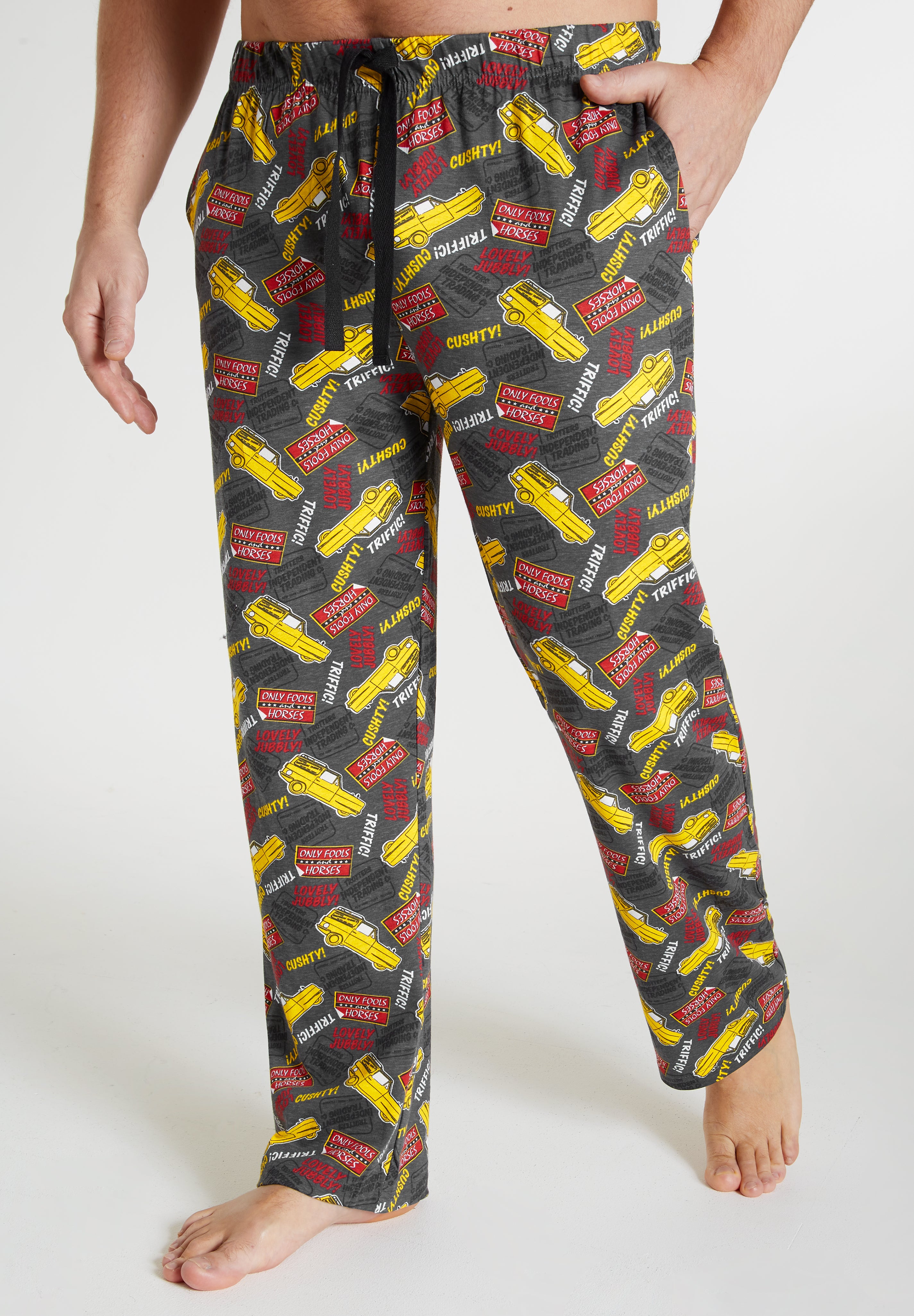 Only Fools and Horses Pyjama Bottoms Mens, Cotton Lounge Pants - Get Trend