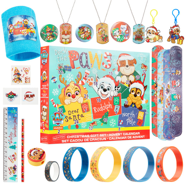 PAW PATROL Advent Calendar for Kids Christmas Countdown Calendar with Toys and Stationery - Get Trend