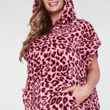 CityComfort Adults Hooded Towel Poncho Hooded Terry Towelling Poncho - Get Trend