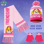 Paw Patrol Beanie Hat Scarf and Gloves Set Kids, Gifts for Girls - Get Trend