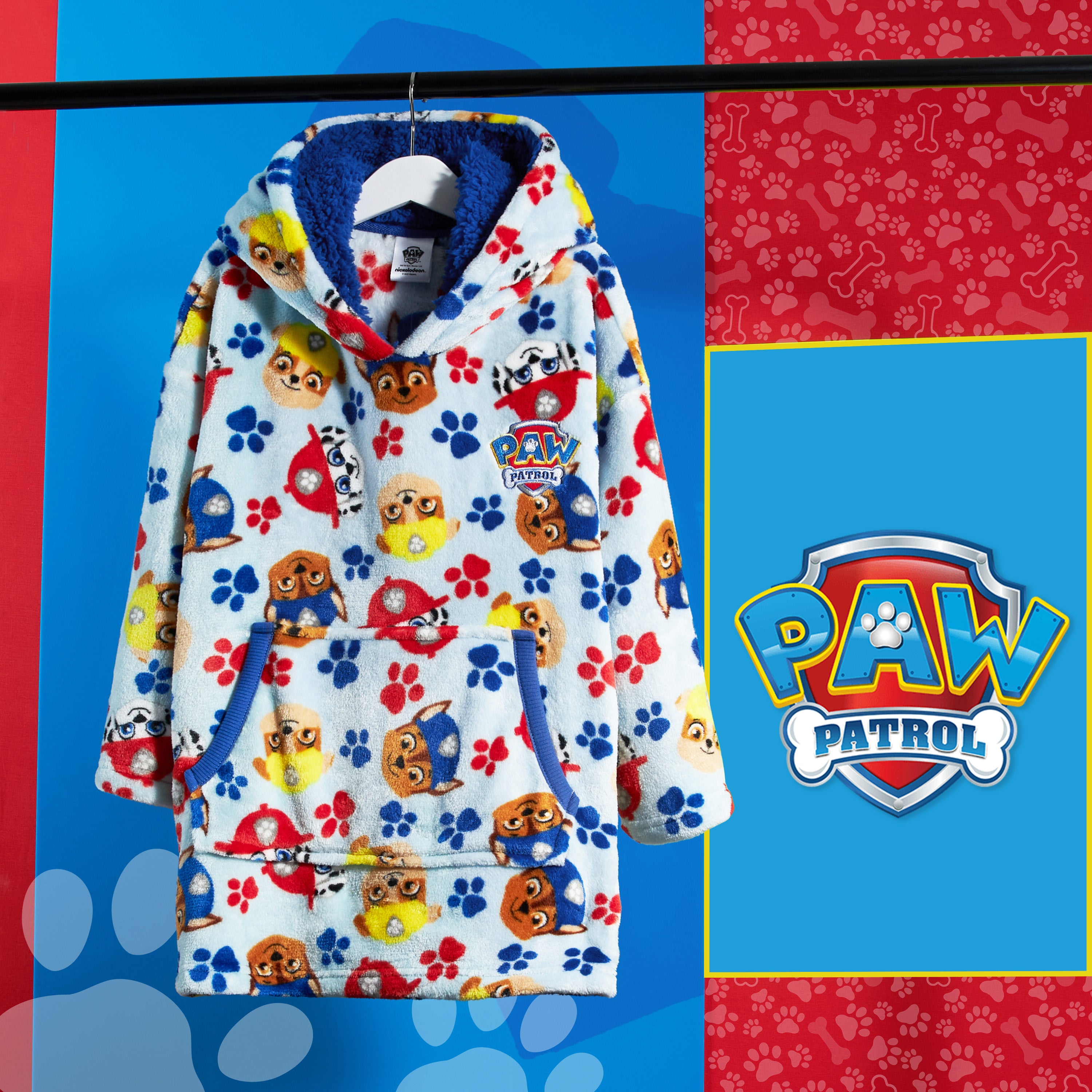 Paw Patrol Oversized Lounge Top for Kids - Paw Patrol Hoodie - Get Trend