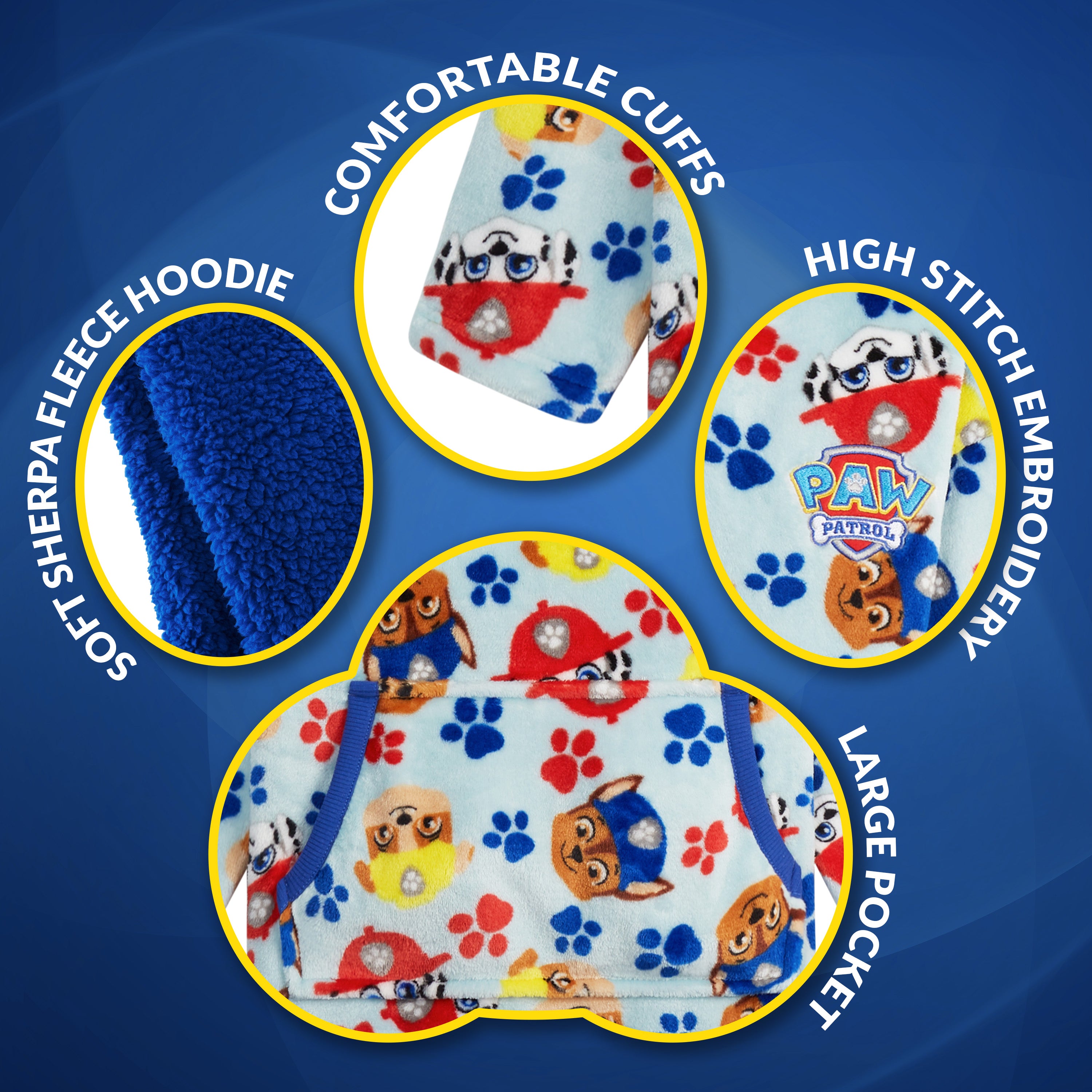 Paw Patrol Oversized Lounge Top for Kids - Paw Patrol Hoodie - Get Trend