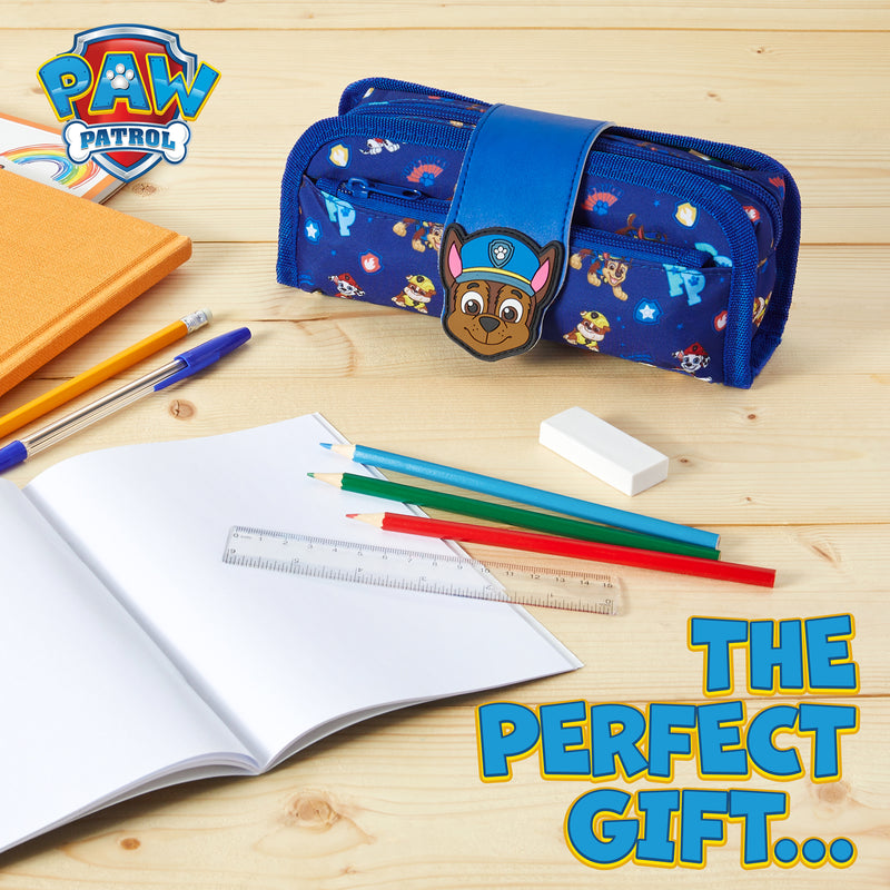 PAW PATROL Boys Pencil Case, Kids Pencil Case with Stationery