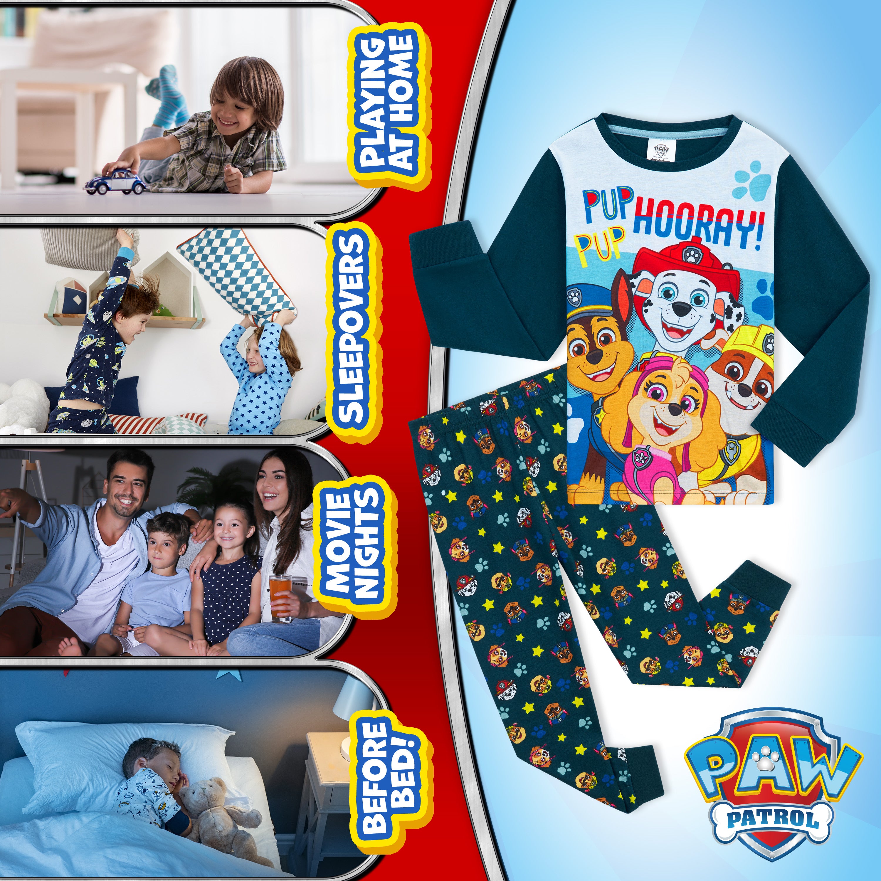 Paw Patrol Pyjamas - Boys Pyjama Sets - Get Trend