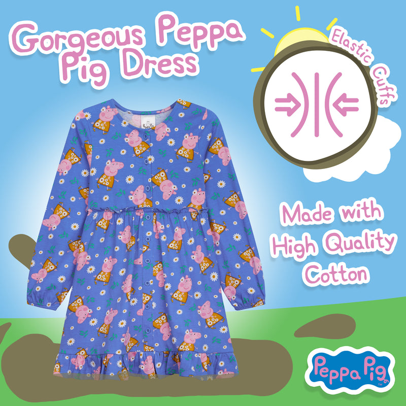 Peppa Pig Girls' Dresses, Peppa Pig Blue Dresses for Girls - Get Trend