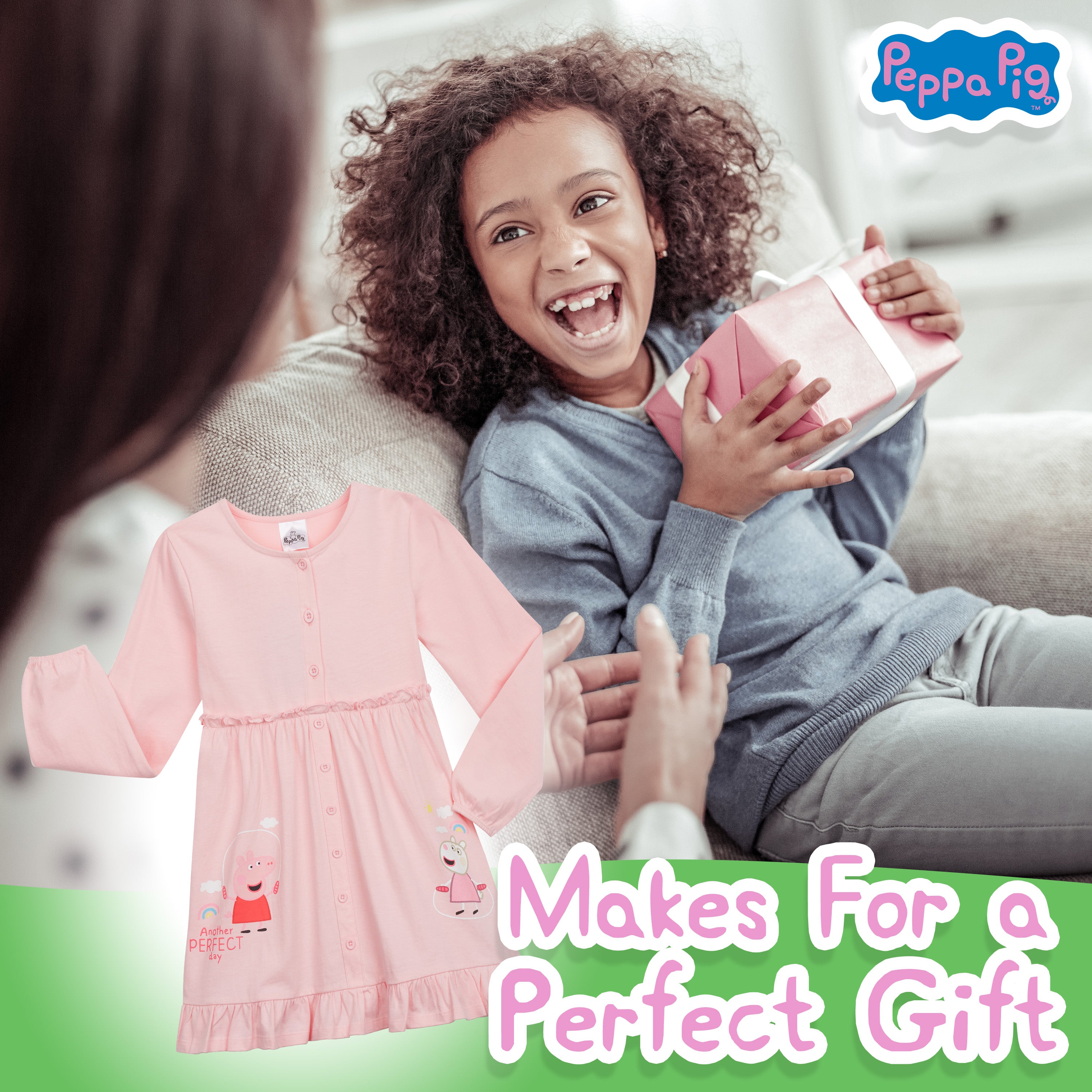 Peppa Pig Girls Dresses, Pink Dress For Girls - Get Trend