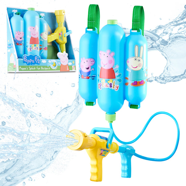 Peppa Pig Water Gun Backpack Kids Outdoor Water Toys