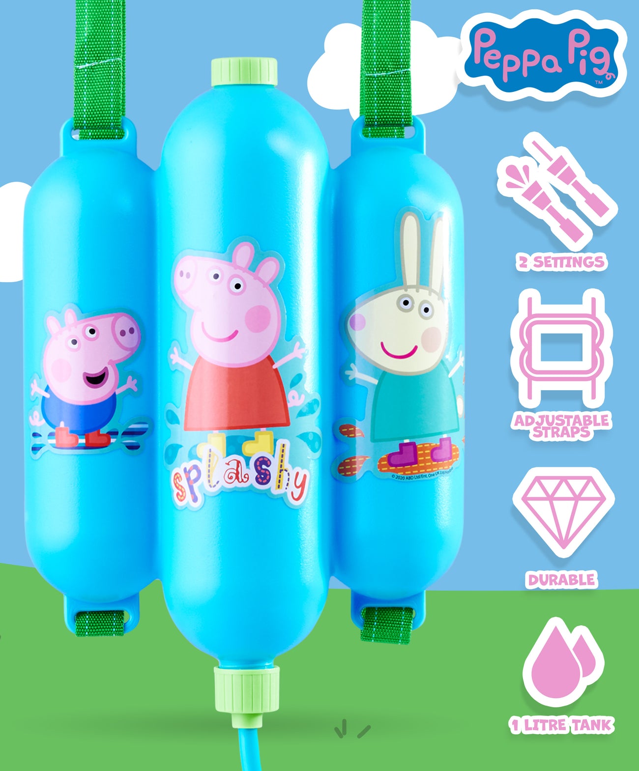 Water bottle Peppa Pig 400ml - Alouette  Βρεφικά & Παιδικά Ρούχα