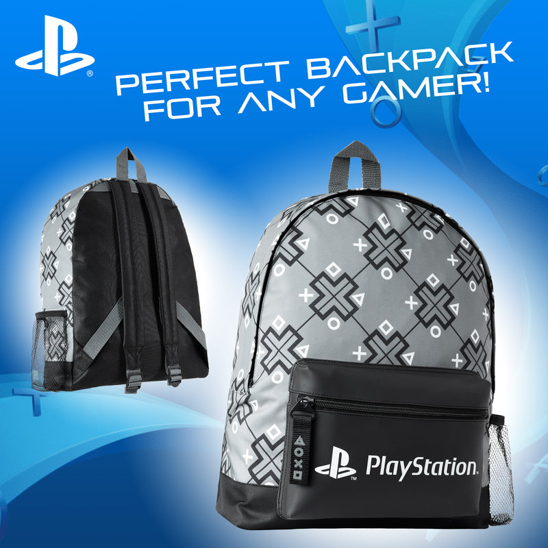 PlayStation Backpack Gaming School Bag for Kids and Teens - Get Trend