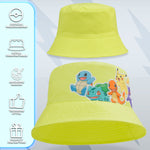 Pokemon Bucket Hat for Boys & Girls, Summer Accessories, Pokemon Gifts - Get Trend