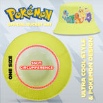 Pokemon Bucket Hat for Boys & Girls, Summer Accessories, Pokemon Gifts - Get Trend