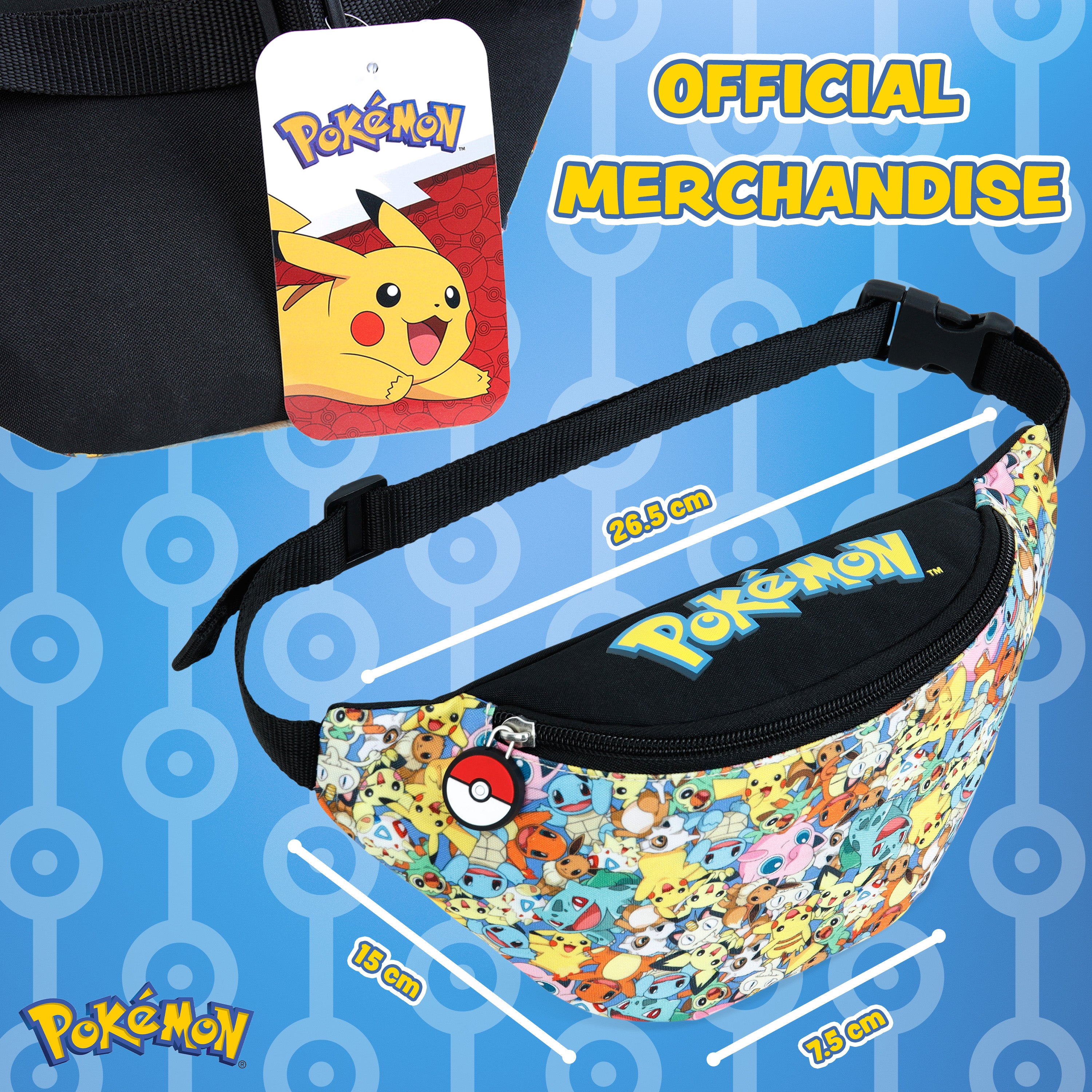 Pokemon Bum Bag for Boys and Girls - Get Trend