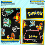 Pokemon Oversized Hoodie Blanket for Kids, Pikachu Gifts for Boys (Black AOP) - Get Trend