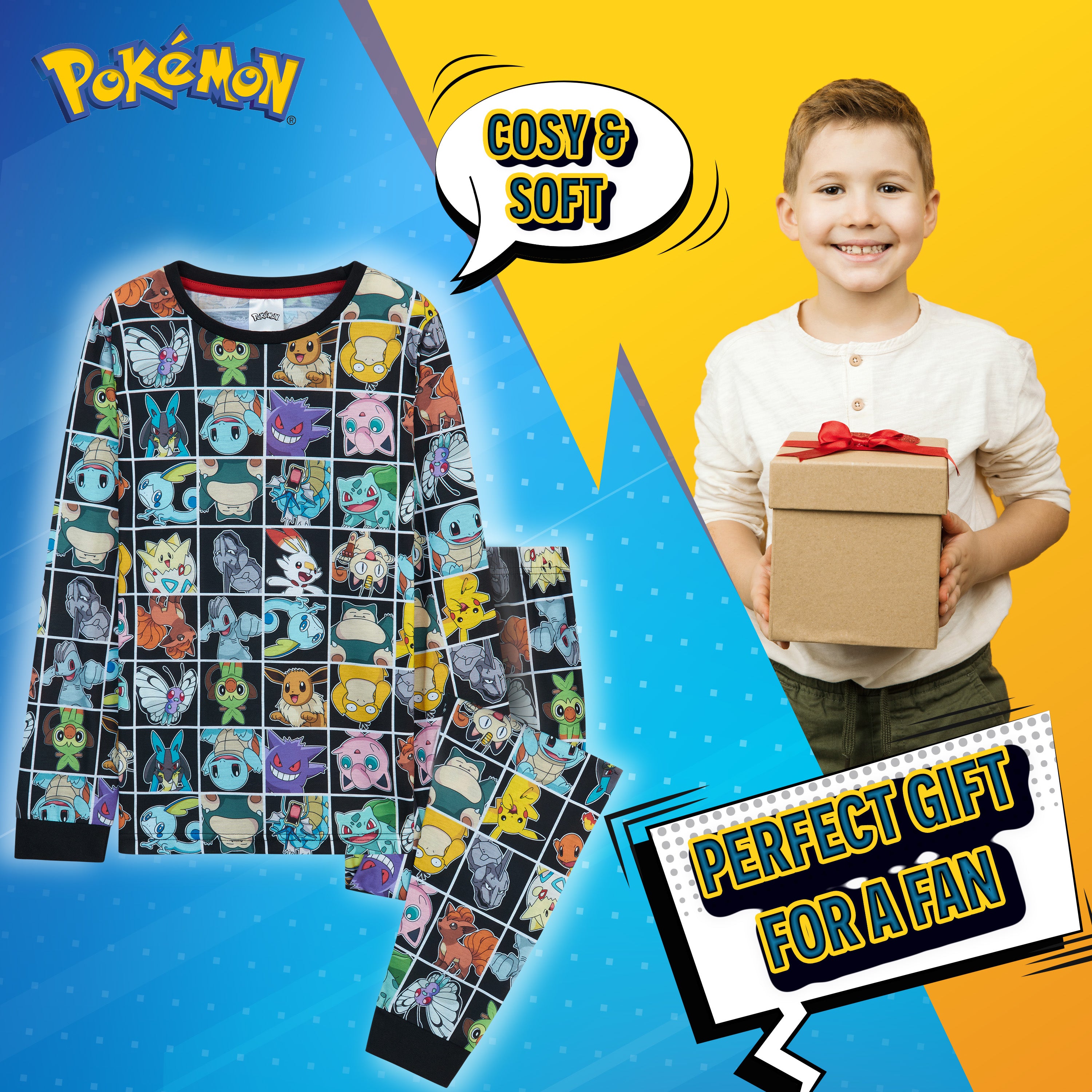Pokemon Pyjamas for kids - Pikachu Boys Pyjamas Set - Get Trend