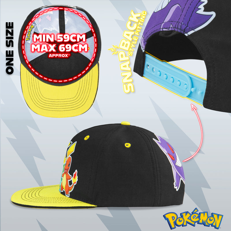 Pokémon Boys & Girls Baseball Cap, Summer Accessories, Pokémon Gifts
