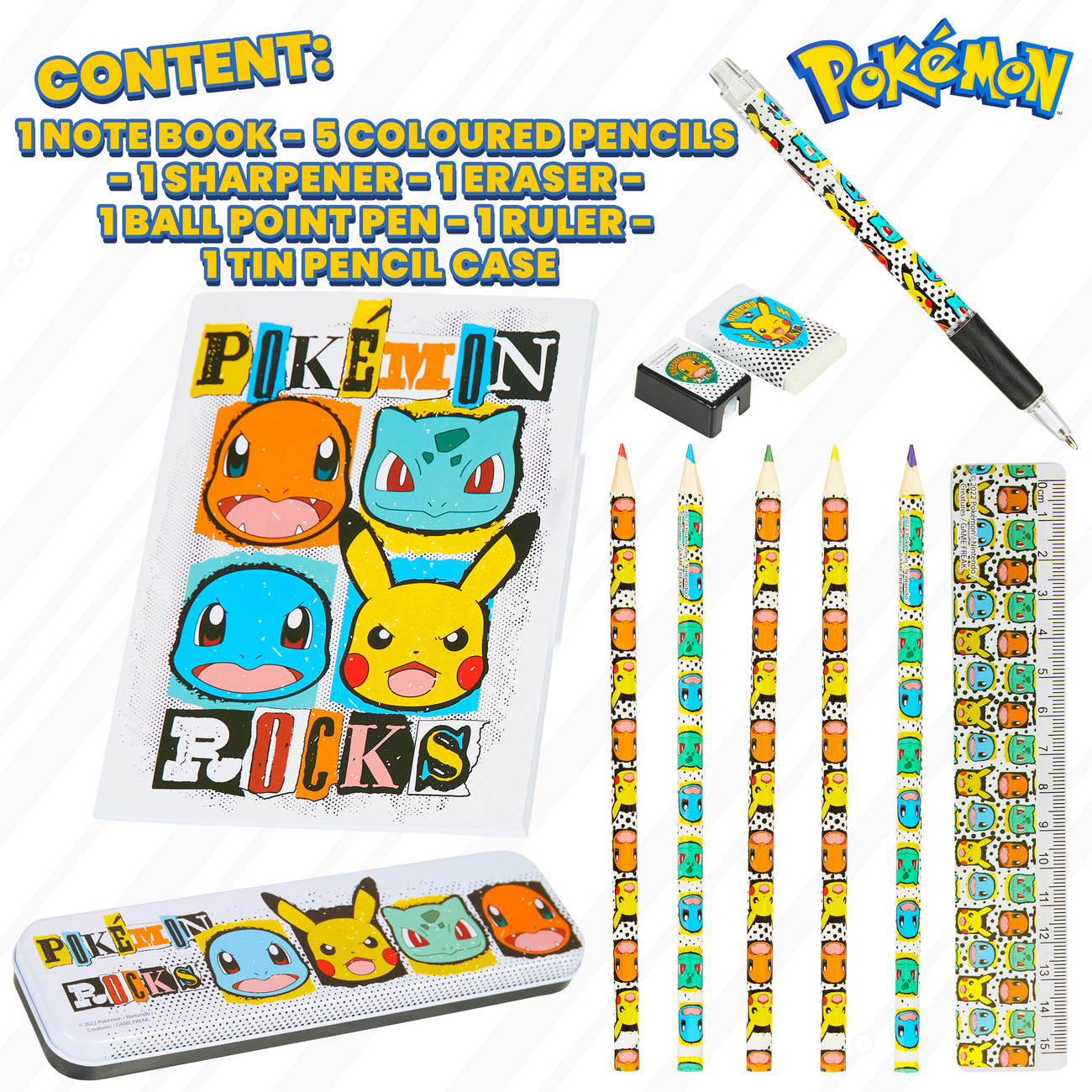 Pokemon pencils I made during my Pokemon Day Camp. Kids loved it & now the  have cool pencils for back to school - pikachu & pokeball