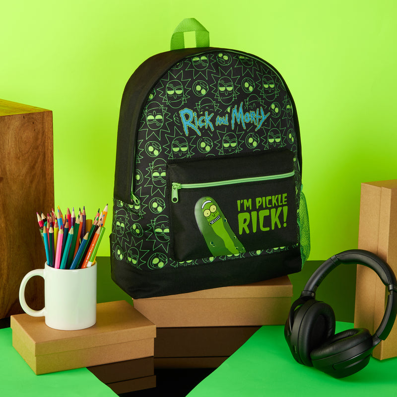RICK AND MORTY Bag Pickle Rick Backpack Rick and Morty Merchandise