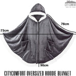 CityComfort Blanket Hoodie For Women Snuggle Sherpa Oversized Hoodie Blanket - Get Trend