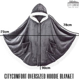 CityComfort Blanket Hoodie For Women Snuggle Sherpa Oversized Hoodie Blanket - Get Trend