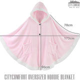 CityComfort Blanket Hoodie For Women Snuggle Sherpa Oversized Hoodie Blanket - Get Trend