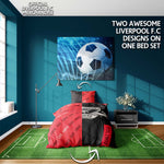 Liverpool F.C. Bedding & Linen, Single Duvet Set with Pillowcases, Football Gifts - Get Trend