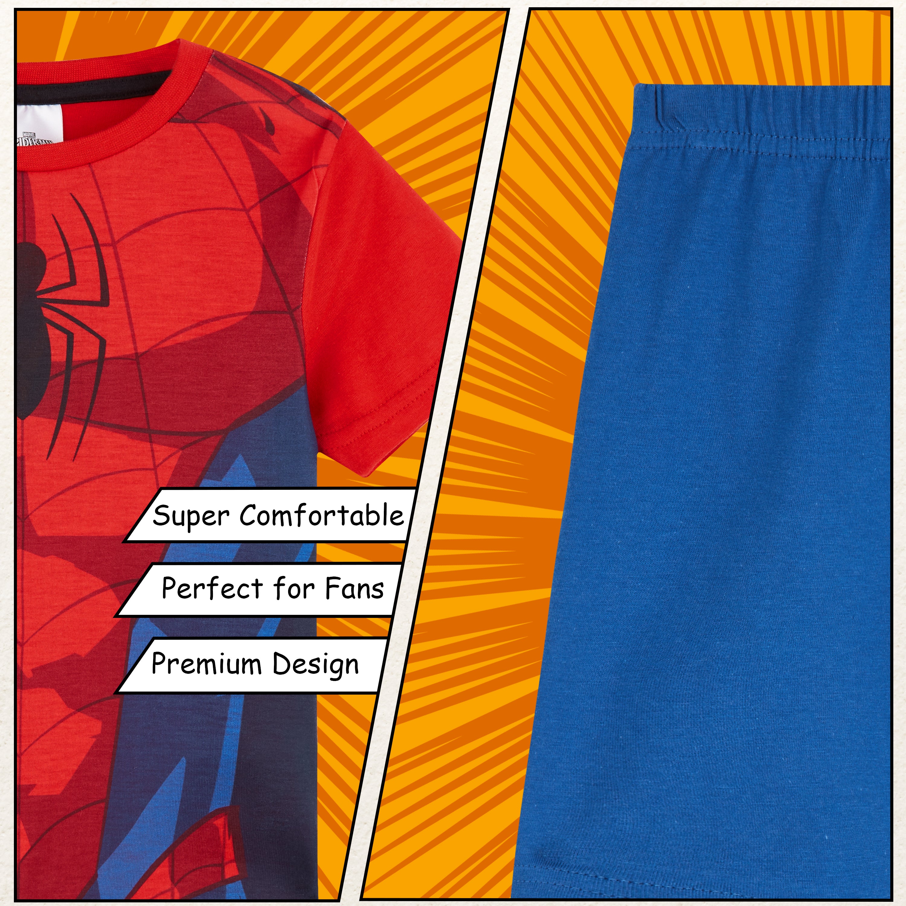 Marvel Spiderman Boys Pyjamas - Get Trend