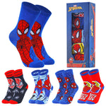 Marvel Boys Socks, Spiderman Multipack Crew Socks - Get Trend