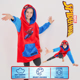 Marvel Spiderman Oversized Blanket Hoodie for Kids and Teens - Get Trend