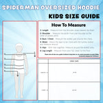 Marvel Spiderman Oversized Blanket Hoodie for Kids and Teens - Get Trend