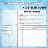 Marvel Spiderman Oversized Blanket Hoodie for Kids and Teens - Get Trend