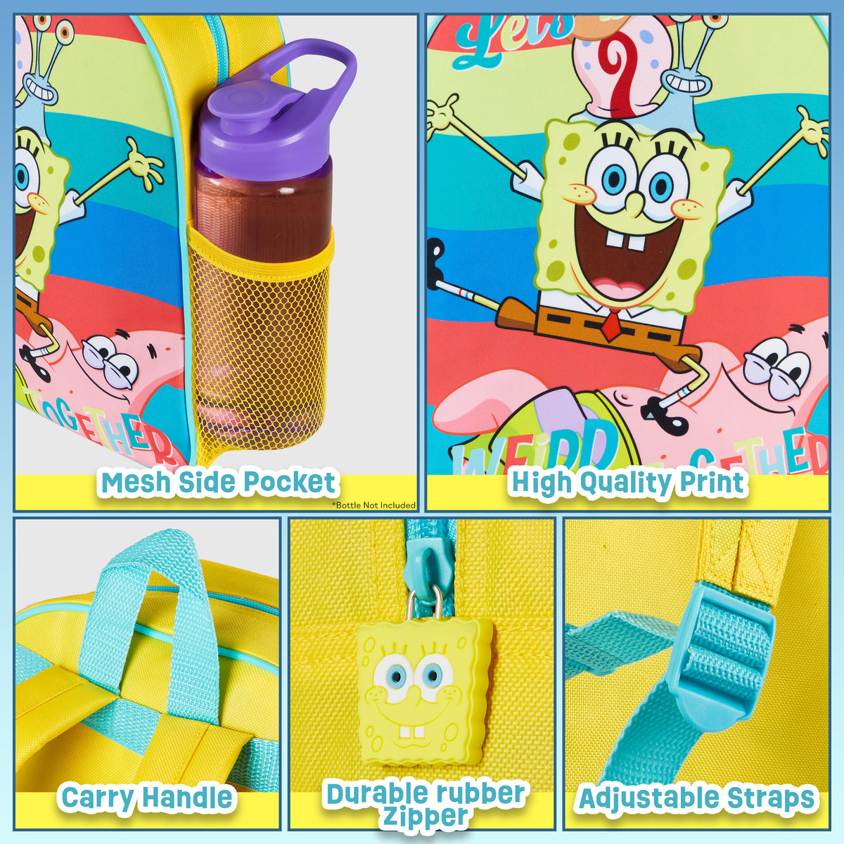 SPONGEBOB SQUAREPANTS Backpack for Kids and Toddlers School Bag Boys for sale