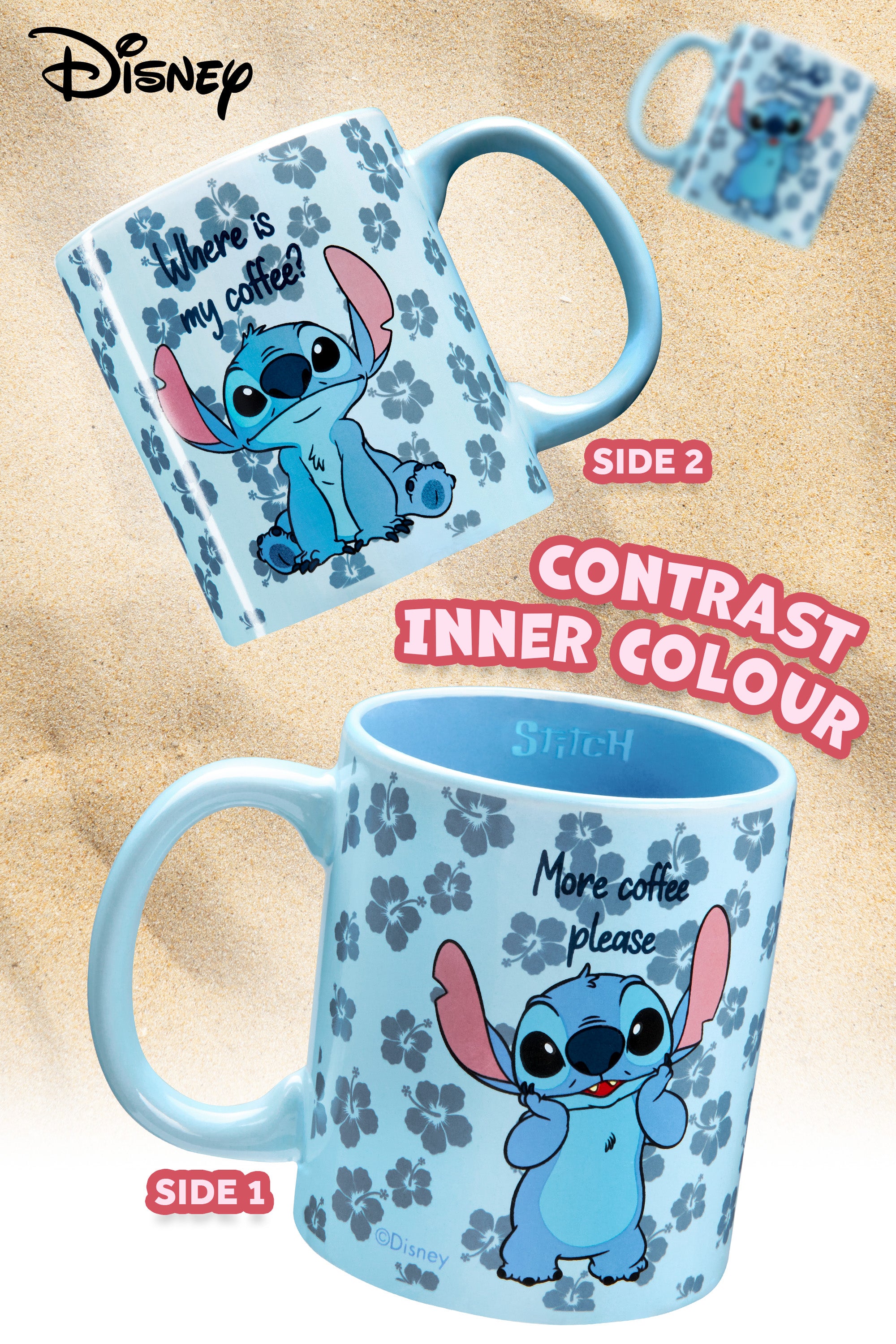 Disney Mug and Socks Gift Set - Lilo and Stitch Gifts - Stitch - Get Trend