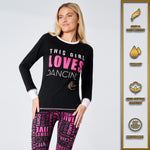 Strictly Come Dancing Ladies Pyjamas - Long Sleeve Pyjama Sets - Get Trend