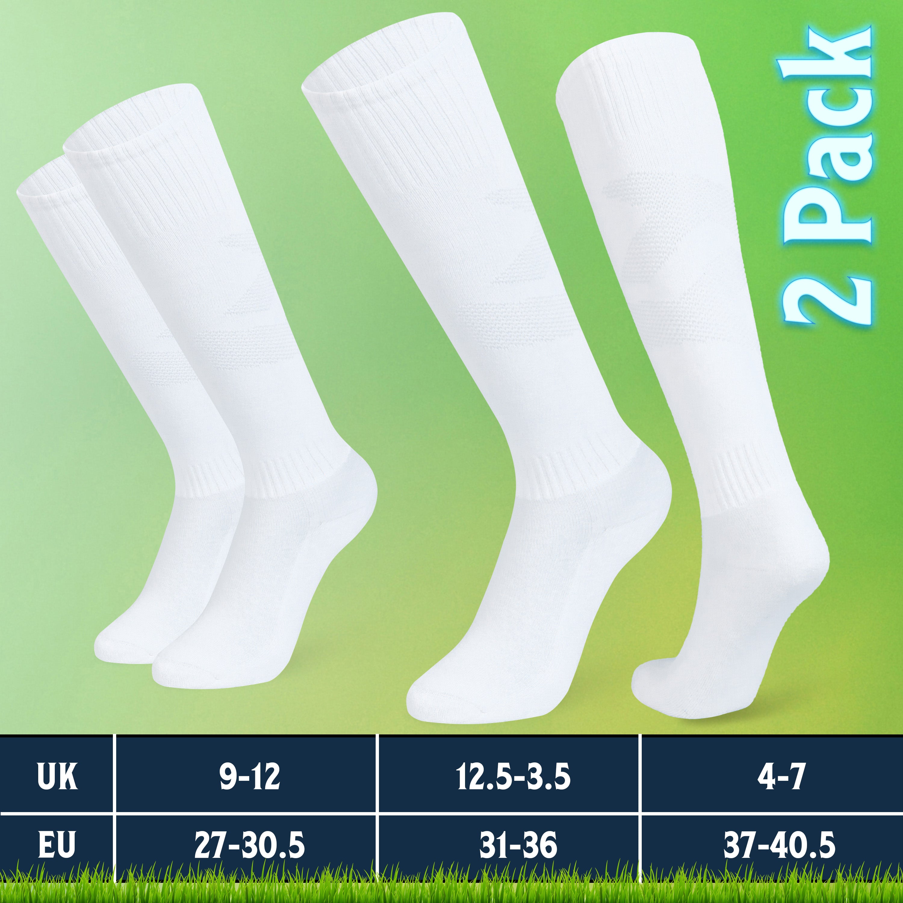 CityComfort Knee High Socks for Boys Girls 2 Pack - Get Trend