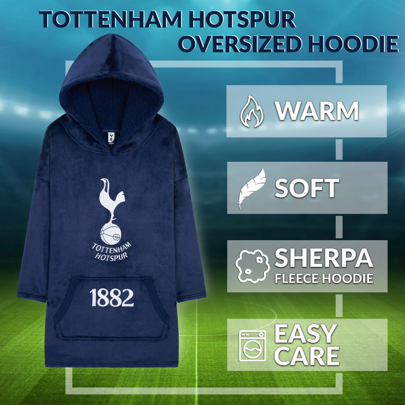 Tottenham Hotspur F.C. Men's Blanket Hoodie