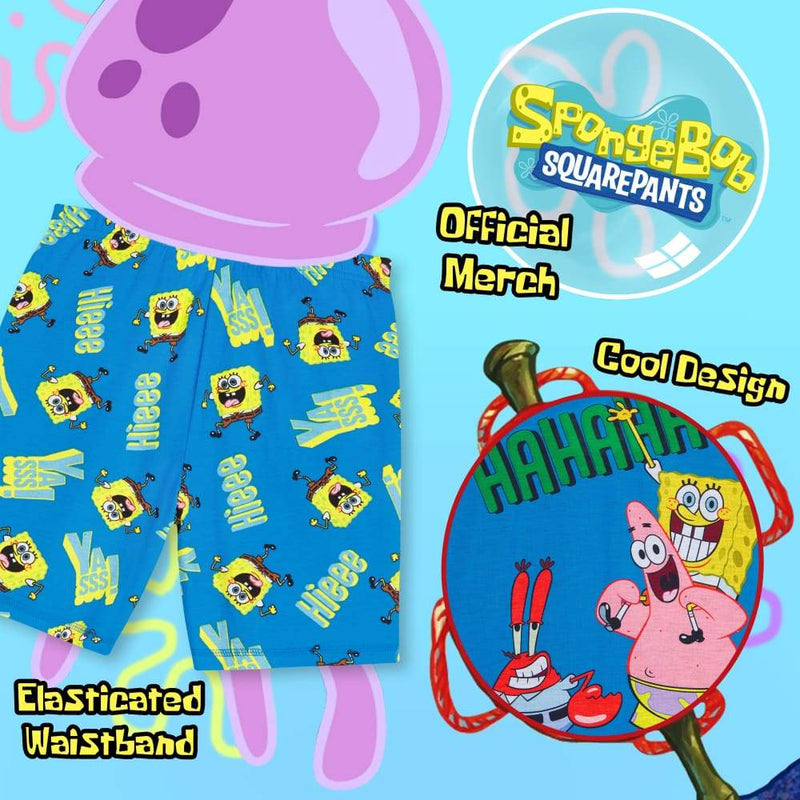 Spongebob Squarepants Boys Pyjamas Fun Cotton Pjs for Kids & Teens Pyjamas Sponge Bob £9.49