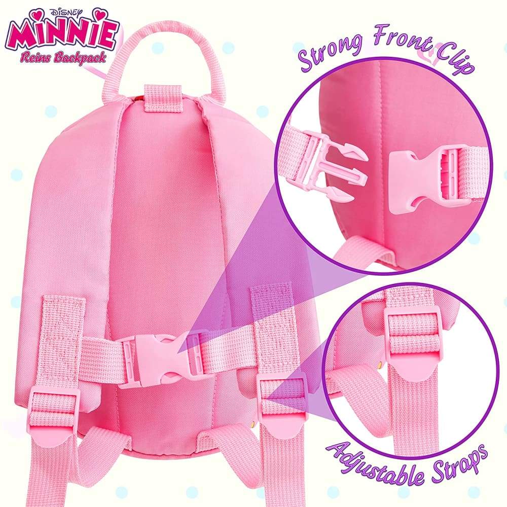 Disney Minnie Mouse Toddler Backpack with Reins Child Safety Harness Backpack Minnie £10.99