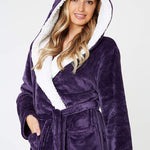 CityComfort Ladies Dressing Gown Soft Plush Bath Robe for Women