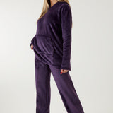 CityComfort Womens Pyjamas, Warm Fleece Hooded Pyjamas for Women Sets