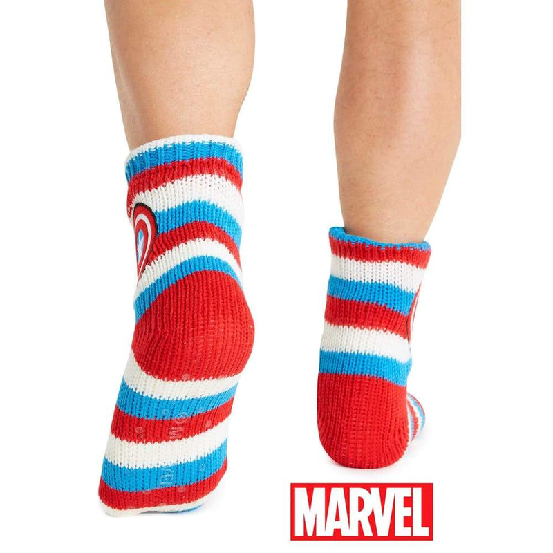 Marvel Captain America Mens Slipper Socks Marvel Gifts for Men Slipper Socks Marvel £14.49