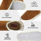 Dunlop Faux Sheepskin Warm Memory Foam Indoor Outdoor Bootie Slippers for Ladies Bootie Slippers Dunlop £14.45