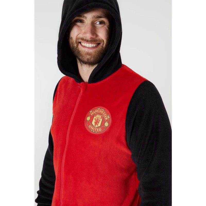 Manchester United F.c. Mens Pyjamas Fleece Mens Onesies Football Gifts for Men Onesie Manchester United F.c. £28.49