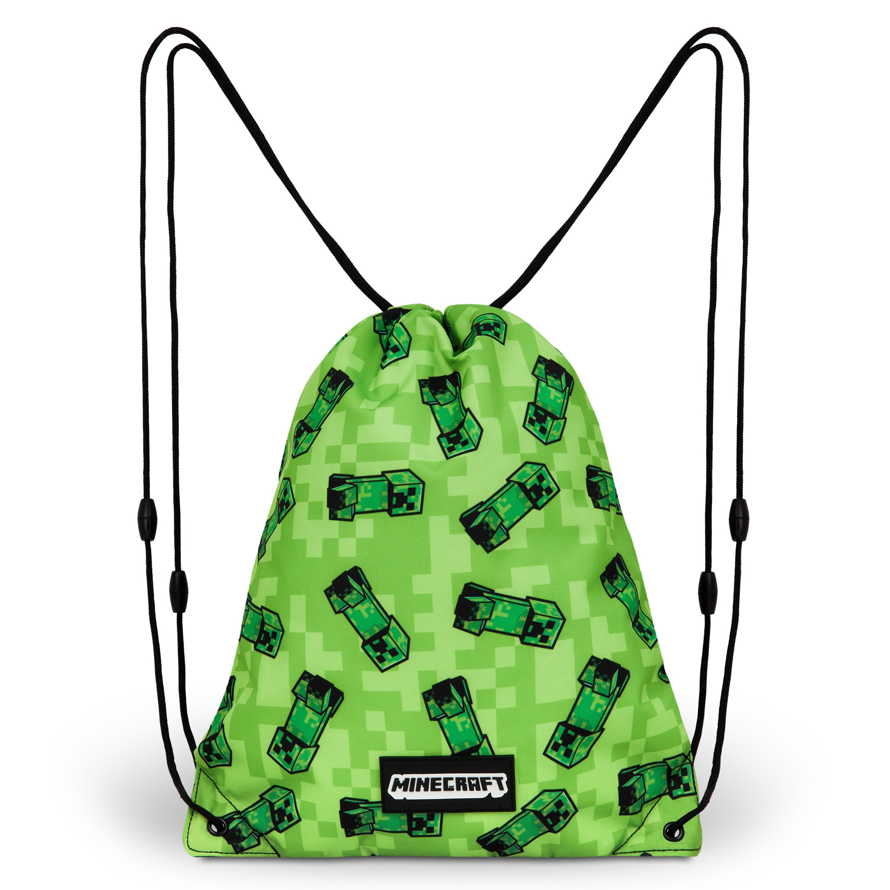 Minecraft Drawstring Bags, School PE Kit, Gym, Swimming, Sports, Travel ...