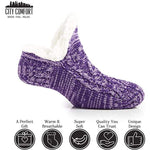 Citycomfort Fluffy Socks for Men and Women,size 5-8,non Slip Knitted Slipper Socks Citycomfort £7.95