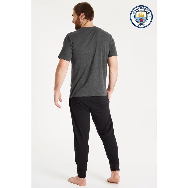 Manchester City Mens Pyjamas Set Long Cotton Pjs Men Football Gifts Pyjama Manchester £18.49