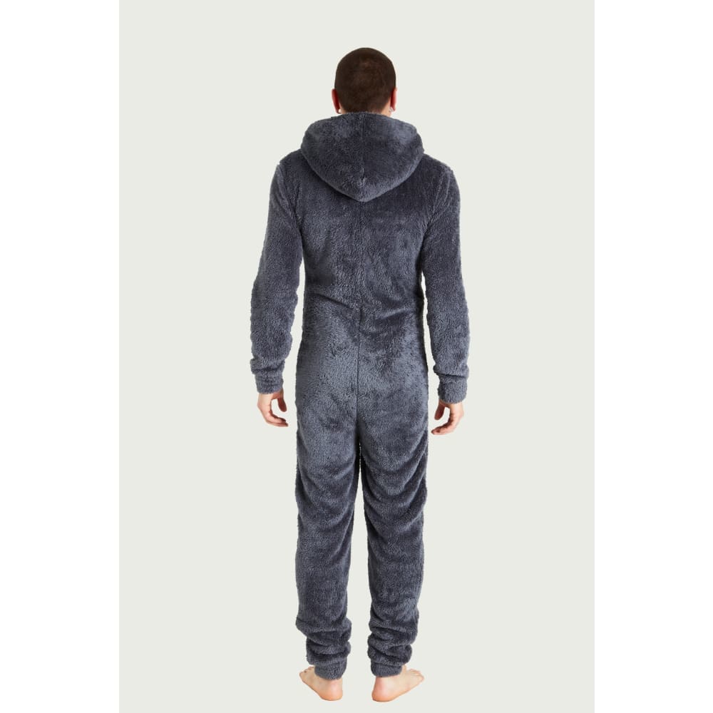 Citycomfort Fluffy Fleece Onesie with Hoodie and Pockets for Men Onesie Citycomfort £24.49