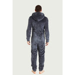 Citycomfort Fluffy Fleece Onesie with Hoodie and Pockets for Men Onesie Citycomfort £24.49