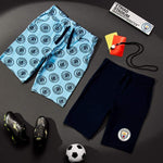 Manchester City F.c. Boys Shorts 2-pack Pe Shorts Football Gifts Kids Clothes Shorts Manchester City F.c. £10.49
